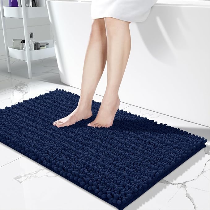 Yimobra Long Bathroom Rugs Non Slip Washable 44x24 Inch by Yimobra
