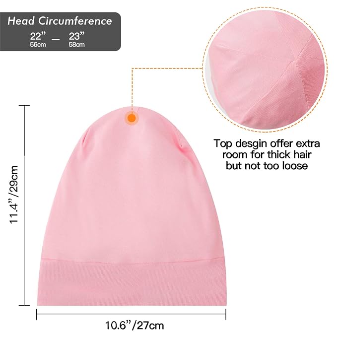 Silk Satin Lined Bonnet Sleep Cap - Image 5