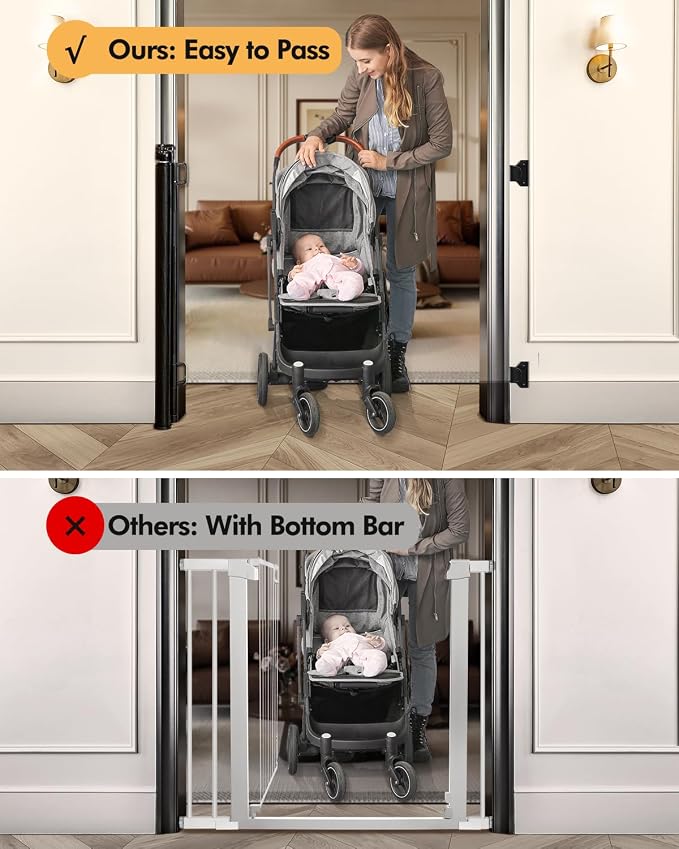 Retractable Baby Gate for Stairs & Doorways, Pet and Dog Safety Gate for - Image 6