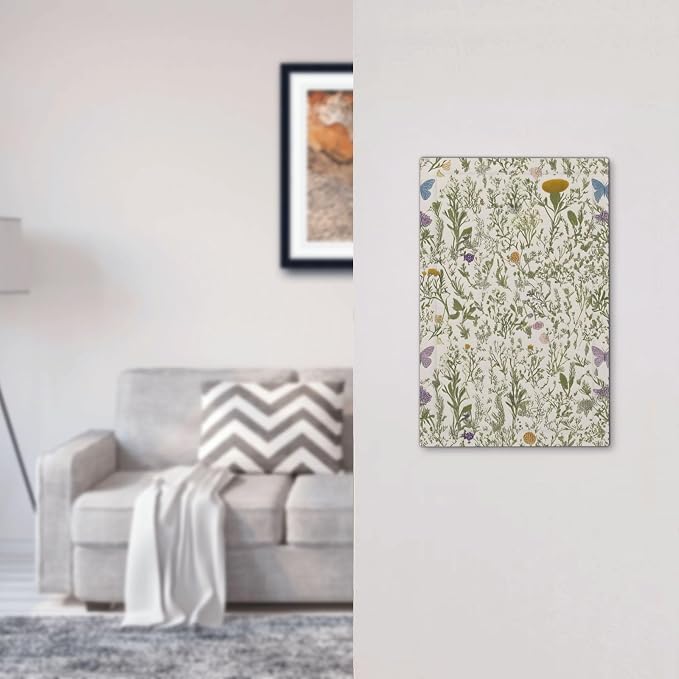 Floral Vintage Garden Plants Herbs Flowers Botanical 1 Gang No Device Light - Image 7