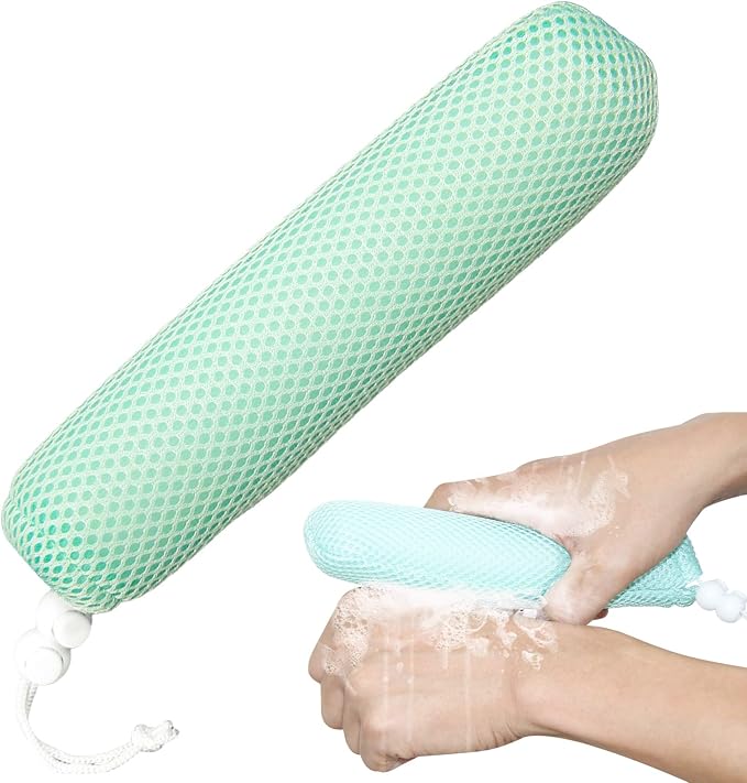 Long Handle Bath Brush, Anti-Slip Curve Handled Bath Body Brush, Back Scrubber by LeetyeMeiHealth