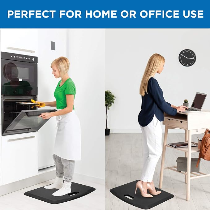 Mount-It! Anti Fatigue Floor Mat | Standing Comfort Mat - Image 3