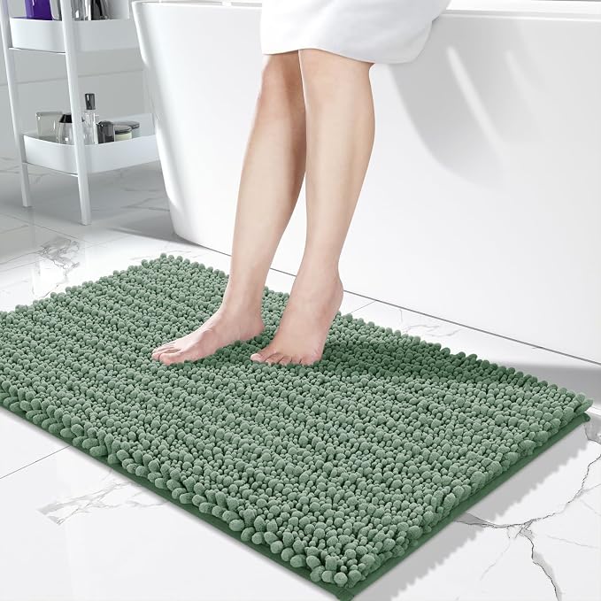 Yimobra Long Bathroom Rugs Non Slip Washable 44x24 Inch by Yimobra