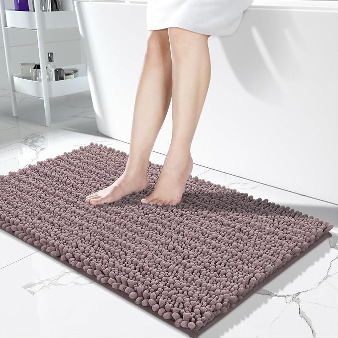 Yimobra Long Bathroom Rugs Non Slip Washable 44x24 Inch by Yimobra
