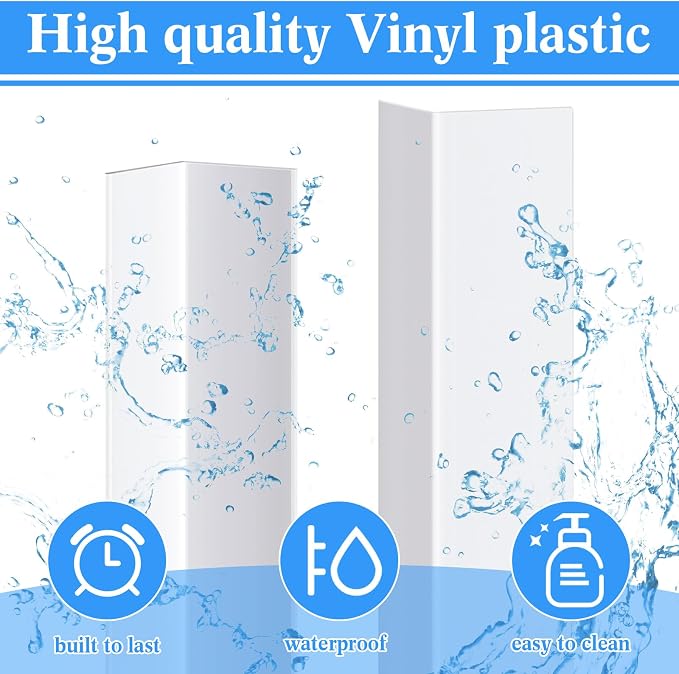 Sasylvia 20 Pcs 2-3/8 x 48 Inches Wall Corner Protector Guards, Avoid - Image 3