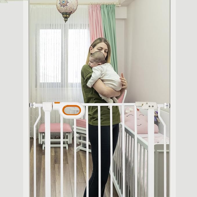Baby Safety Gate for Stairs 29-33 Inch Wide, Safety House Gate for Baby Pet Gate - Image 6