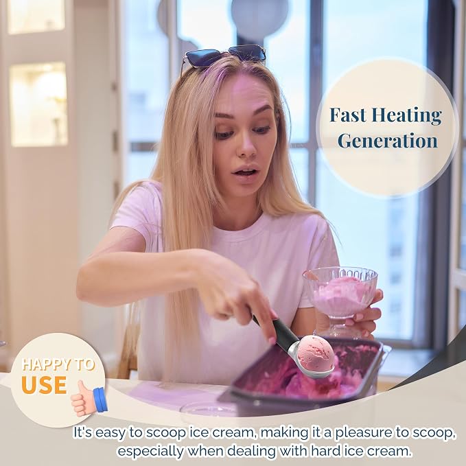 Heated Ice Cream Scoop Rechargeable, Electric Warming Ice Cream Scooper - Image 6
