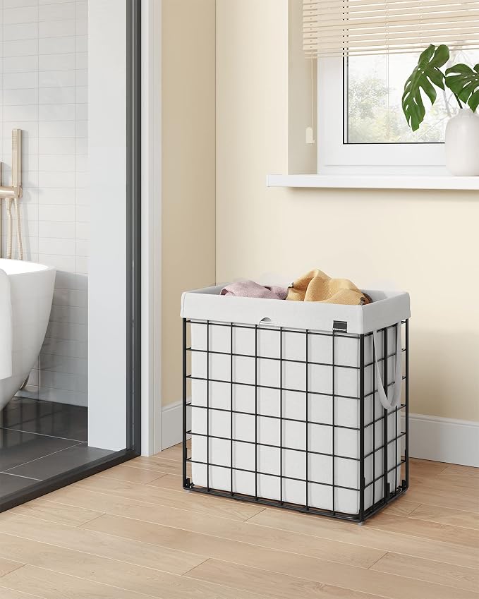 SONGMICS Laundry Hamper, 29 Gal. Laundry Basket, Collapsible Clothes Hamper - Field & Grace