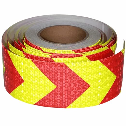 Reflective Tape Outdoor Waterproof 3 inch X 66 feet, High Visibility Hazard by tuyrchu
