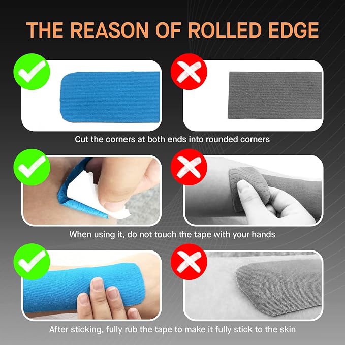 OK TAPE Regular Kinesiology Tape, Original Cotton Athletic Tape - Image 8
