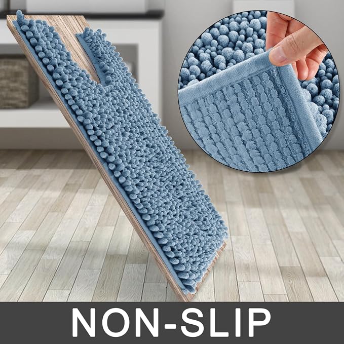 Yimobra Toilet Rug U Shaped Washable 24x20 Inch - Field & Grace