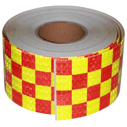Reflective Tape 4 inch X 166 feet, Outdoor Waterproof Hazard Conspicuity Safety by tuyrchu
