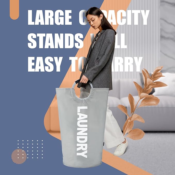 Caroeas 100L Laundry Basket, Large Laundry Hamper, Laundry Bag - Field & Grace