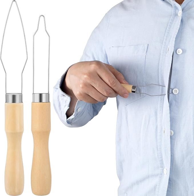 2 Packs Easy Button Hook, Steel Button Helper Tool by Unknown