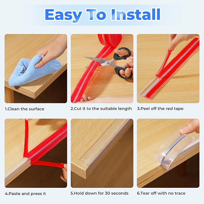 Edge Corner Protector Baby Proofing, Furniture Corner Guard & Edge Safety - Image 7