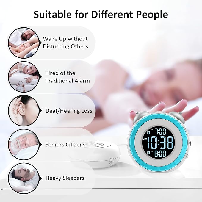 uscce Loud Dual Alarm Clock - Image 8