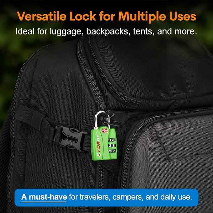 Forge TSA Luggage Combination Lock