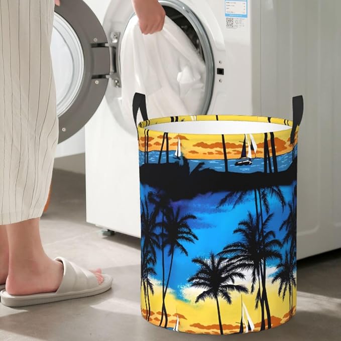 Laundry Basket Set Up Collapsible Large Capacity, Dirty Clothes Basket Durable - Image 3