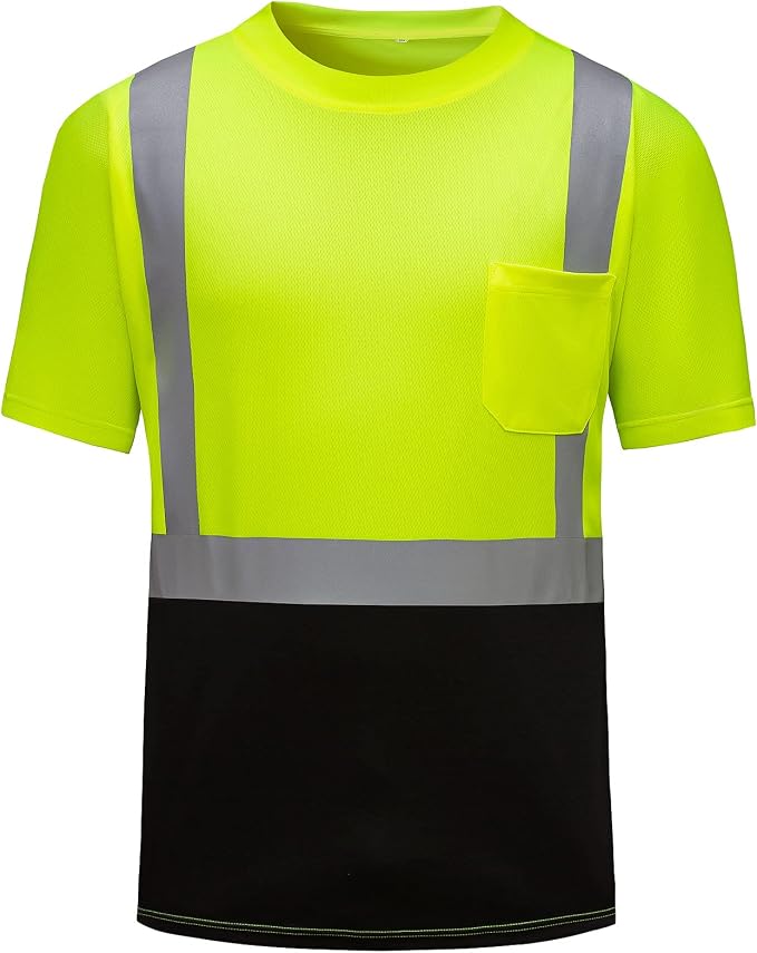 High Visibility Shirts Quick Dry Safety T Shirts by DPSAFETY