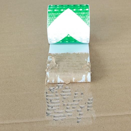 Green and White Reflective Tape Outdoor Waterproof 3 inch X 10 feet, High - Image 2