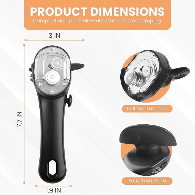 Bellemain Stainless Steel Can Opener – Manual Can Opener - Image 4