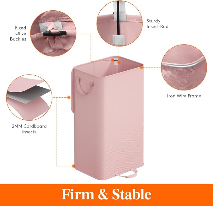 Lifewit Laundry Hamper with Lid and Removable Laundry Bag, Large Collapsible 1 - Field & Grace