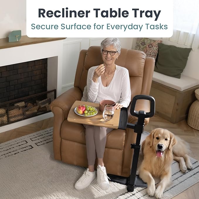 PELEGON Tray Table, 360° Swivel Table - Image 3