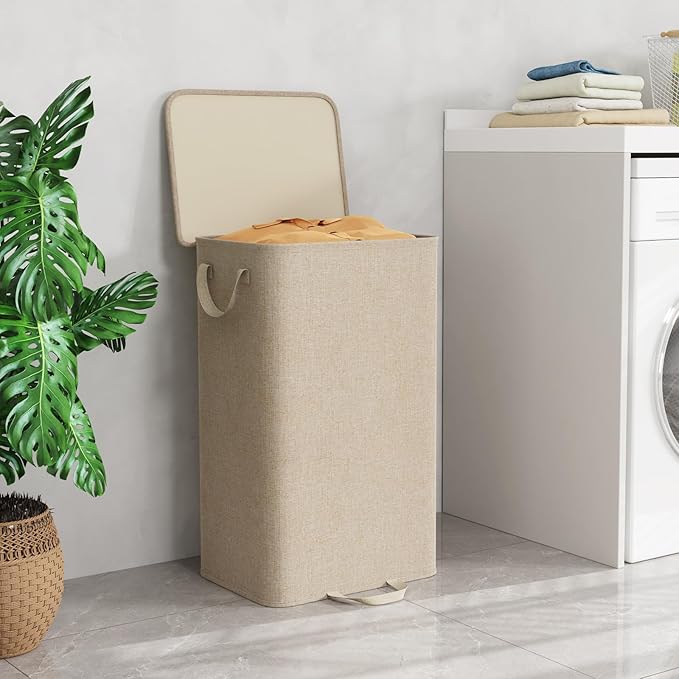 Lifewit Laundry Hamper with Lid and Removable Laundry Bag, Large Collapsible 1 - Field & Grace