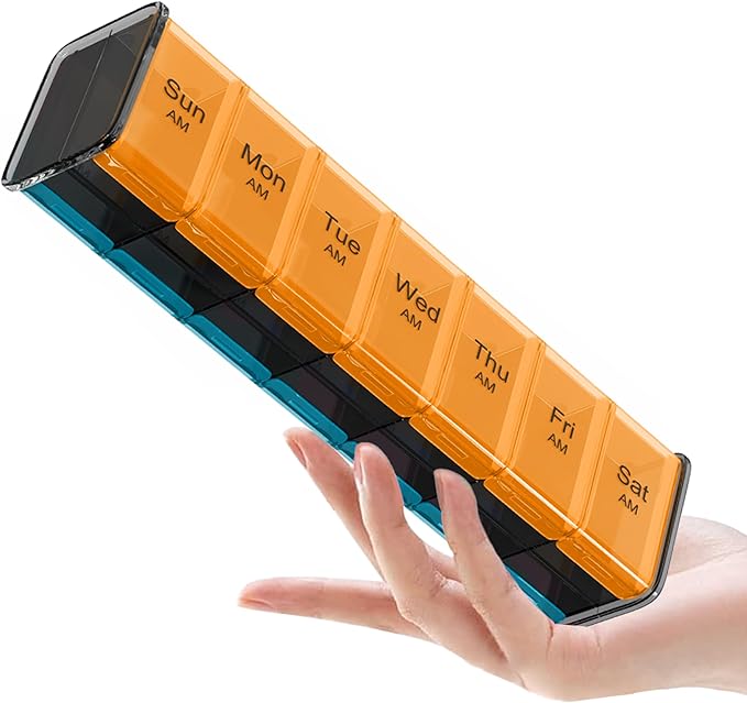 Extra Large Pill Organizer by BEXEEN
