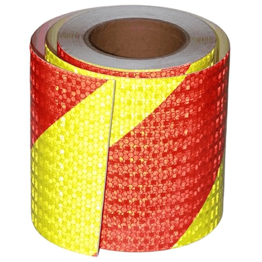 Reflective Tape Outdoor Waterproof 6 inch X 66 feet, High Visibility Hazard by tuyrchu
