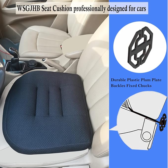 Car Booster Seat Cushion, Chair Cushions, Comfort Seat Cushion Pillow - Image 3