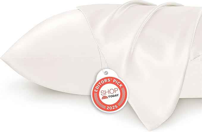 Bedsure Satin Pillowcase for Hair and Skin Queen