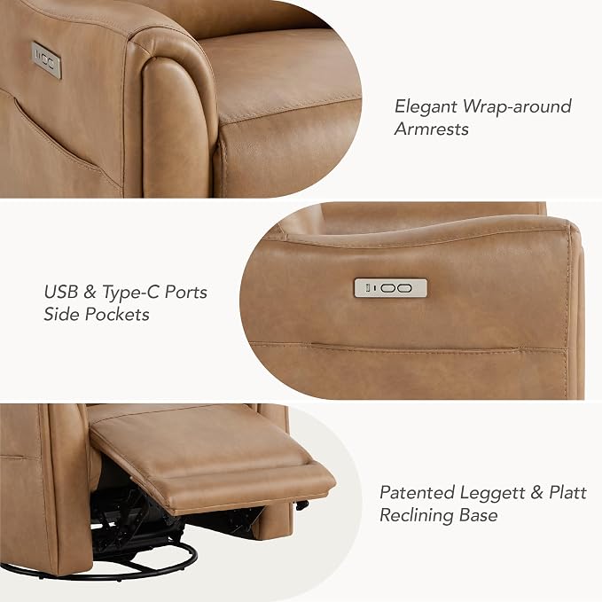 Watson & Whitely Power Swivel Rocker Recliner, Reclining Chair - Image 5