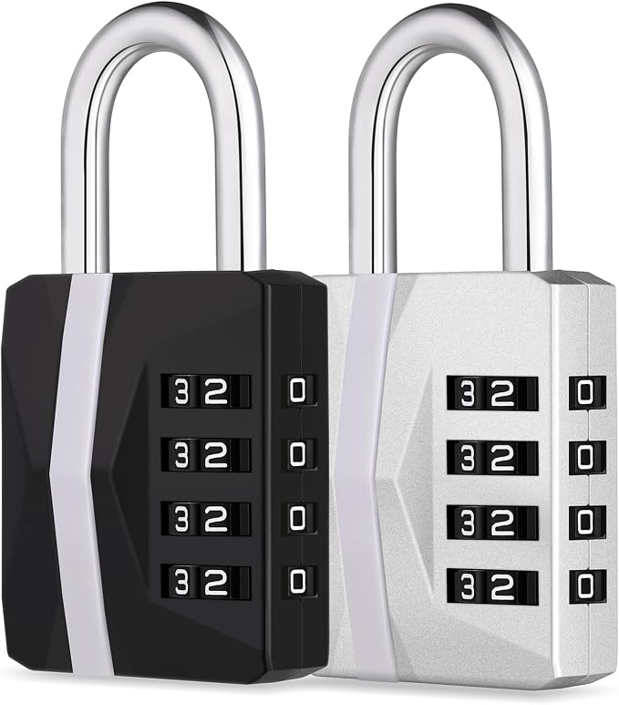 ZHEGE Gym Lock, Combination Lock Outdoor Weatherproof, Heavy Duty Padlock by ZHEGE