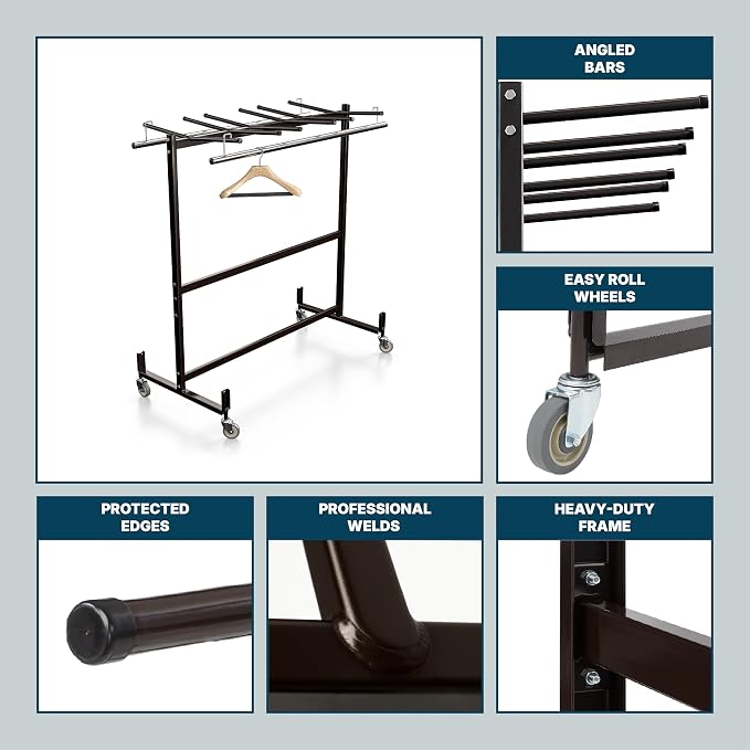 OEF Furnishings OEF42 Series Folding Table & Chair Cart, Heavy Duty Industrial - Image 9