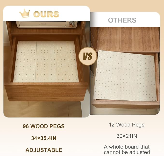 Kigley 12 Pcs Pegboard Drawer Organizer - Image 5
