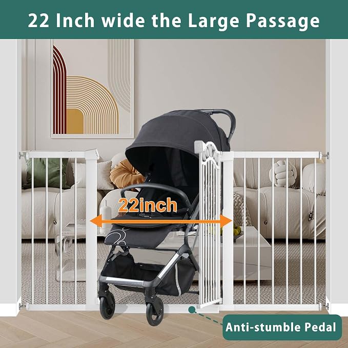 Fairy Baby 51.6"-54.3" Extra Wide Baby Gates - Image 7