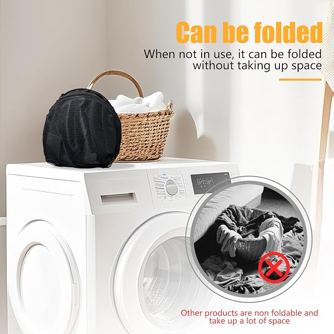 2 Pack Collapsible Backpack Laundry Bag Made by Strong Polyester Oxford Cloth - Field & Grace