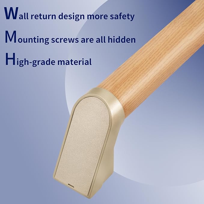 6 FT Modern Aluminum Handrail Set - Image 4