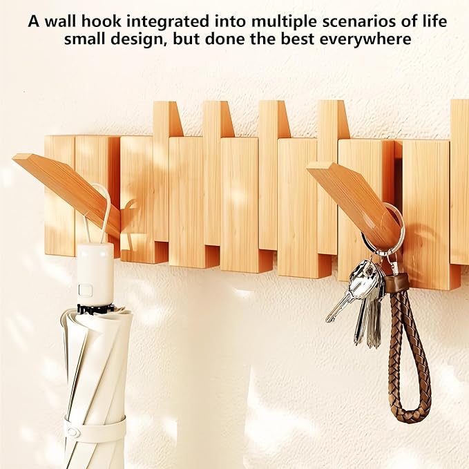 Wall Mounted Piano Key Hanger | Flip Style Hook | Entrance Wall Art Hook - Image 10