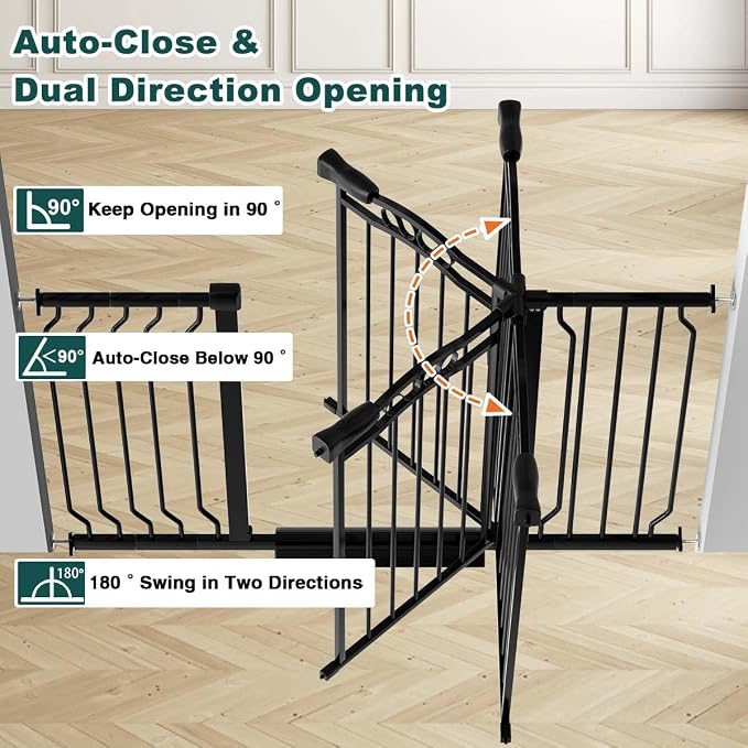 Fairy Baby 53.1"-62.5" Extra Wide Baby Gates - Image 5