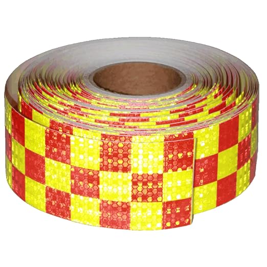 Reflective Tape Outdoor Waterproof 3 inch X 166 feet, High Visibility Hazard by tuyrchu