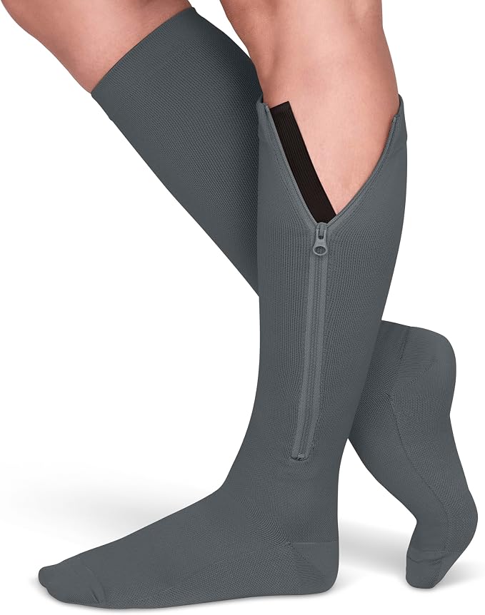 TheraMagic® Zipper Compression Socks by Theramagic