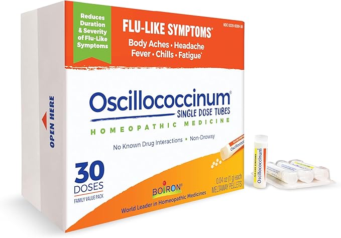 Boiron Oscillococcinum for Relief from Flu-Like Symptoms of Body Aches by Boiron