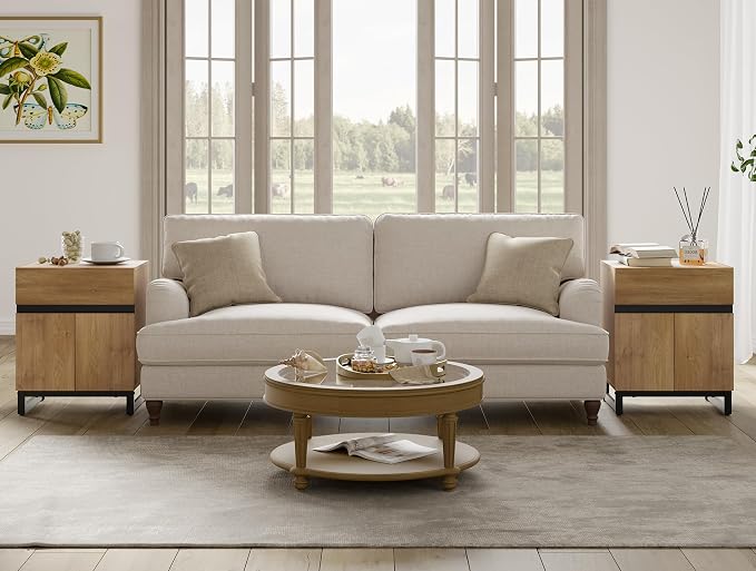 WAMPAT 2 Pack Modern End Table - Image 3