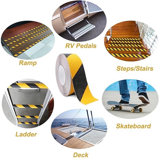 Anti Slip Safety Grip Tape 2 Inch x 60 Foot, Non Skid Tread - Image 7