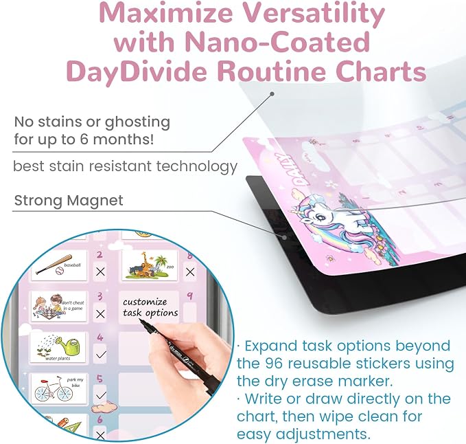 JJPRO Magnetic Bedtime/Morning/Daily Reward Routine Chart - Image 5