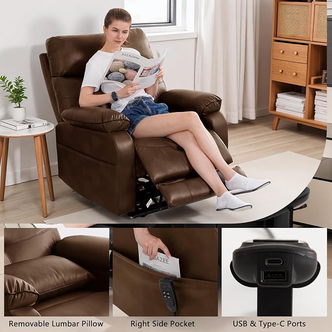 Dual Motor Power Lift Recliner Chair - Image 7