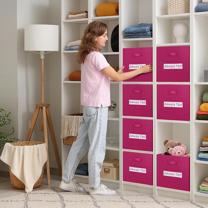artsdi Fabric storage cubes 13 Inch Cube Storage Bin, cube organizer bins - Image 5