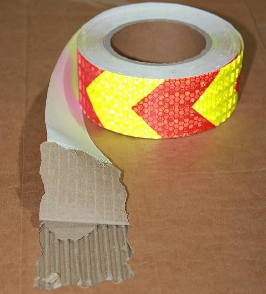 Reflective Tape 2 inch X 66 feet, Outdoor Waterproof Hazard Conspicuity Safety - Image 2